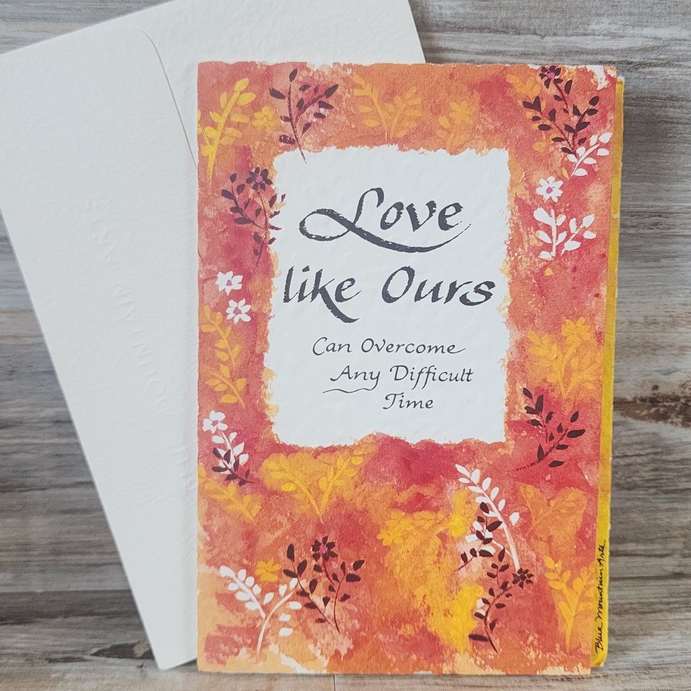 Blue Mountain Arts Greeting Card Love Like Ours Overcome Difficult Time Poem